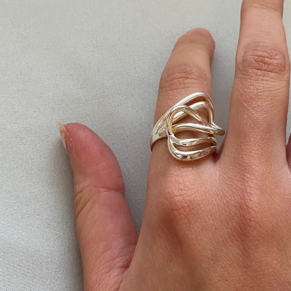 Sterling Silver Statement Ring - image 6